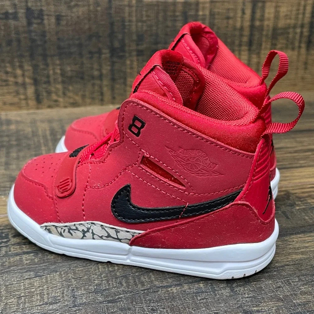 Nike Jordan Legacy 312‎ Kids 6C High Top Sneakers Red AT4055-601